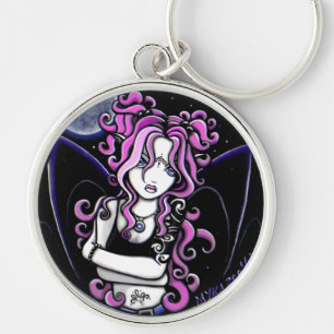 "Brandy" Gothic Pink Tattoo Fairy Sleutelhanger