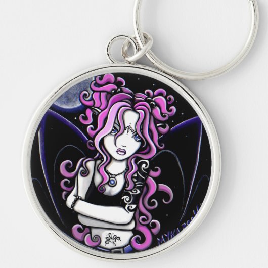 "Brandy" Gothic Pink Tattoo Fairy Sleutelhanger (Voorkant)