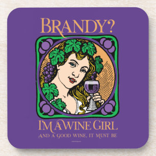 Brandy (ik ben een wijnmeisje) bier onderzetter
