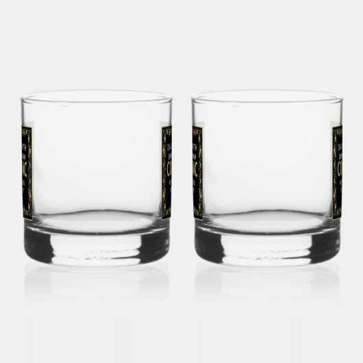 Brandy Lover Quinquagenarian Verjaardag Whisky Glas (Links)