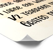 Brandy Milk punch recept Kerstfeest Poster (Hoek)