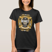 BRANDY Name, BRANDY familienaam crest T-shirt (Voorkant)