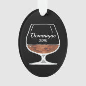 Brandy of Bourbon Personalized Ornament (voorkant)