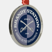 Brandy Station (B&G) Metalen Ornament (Rechts)