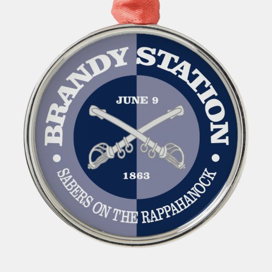 Brandy Station (B&G) Metalen Ornament (Voorkant)