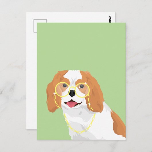 Brandy The Blenheim Cavalier King Charles Spaniel Briefkaart (Voorkant / Achterkant)