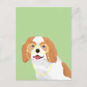 Brandy The Blenheim Cavalier King Charles Spaniel Briefkaart (Voorkant)