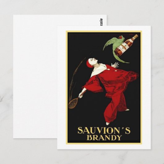 Brandy van Sauvion Briefkaart (Voorkant / Achterkant)