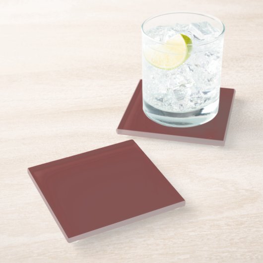 Brandy (vaste kleur) glazen onderzetter (Schuin)