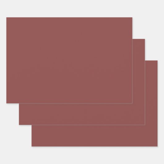 Brandy (vaste kleur) inpakpapier vel (Set)