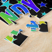 "BRANDY" voornaam, geun "HAPPY BIRTHDAY" Legpuzzel (Zijkant)