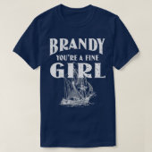 Brandy Youre a Fine Girl Distress Sailor T-shirt (Design voorkant)