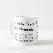 Brandyn mok van periodieke tabelnamen (Voorkant links)