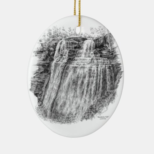 Brandywijn-Herfsten (CVNP) Keramisch Ornament (Rechts)