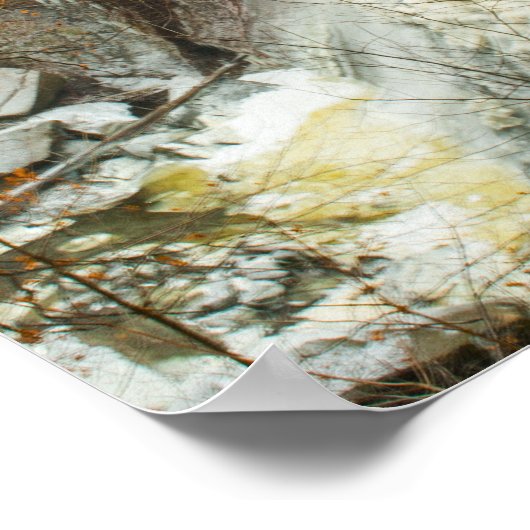 Brandywijn-Herfsten in de winter, Ohio Poster (Hoek)