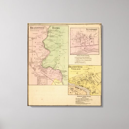 Brandywine Banks Canvas Afdruk (Voorkant)