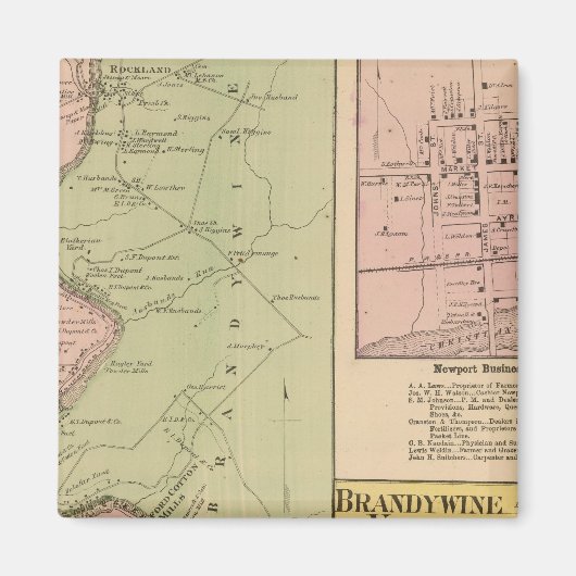 Brandywine Banks Magneet (Voorkant)