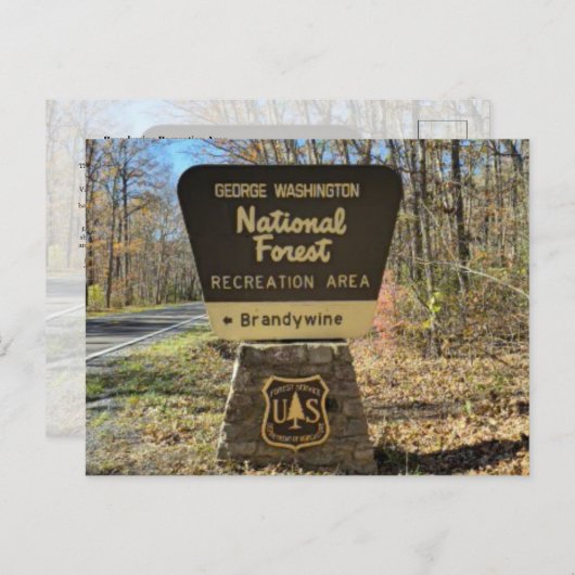 Brandywine Campground Briefkaart (Voorkant / Achterkant)