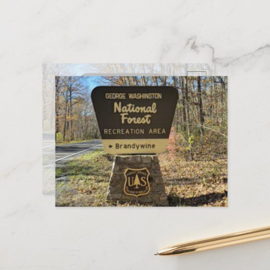 Brandywine Campground Briefkaart (Voorkant / Achterkant in situ)