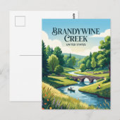 Brandywine Creek State Park Delaware Briefkaart (Voorkant / Achterkant)