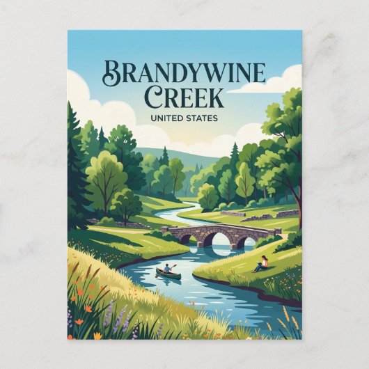 Brandywine Creek State Park Delaware Briefkaart (Voorkant)