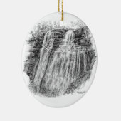 Brandywine Falls (CVNP) Keramisch Ornament (Rechts)