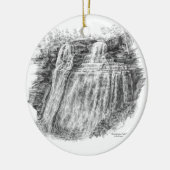 Brandywine Falls (CVNP) Keramisch Ornament (Links)