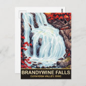 Brandywine Herfsten, Cuyahoga Valley, Ohio Briefkaart (Voorkant / Achterkant)