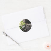 brandywine herfsten houten pad ronde sticker (Envelop)