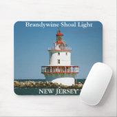 Brandywine Shoal Light, New Jersey Mousepad Muismat (Met muis)