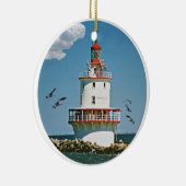 Brandywine Shoal Lighthouse Keramisch Ornament (Rechts)