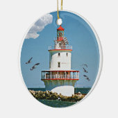 Brandywine Shoal Lighthouse Keramisch Ornament (Links)