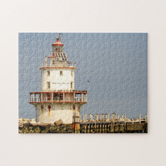 Brandywine Shoal Lighthouse Legpuzzel (Horizontaal)