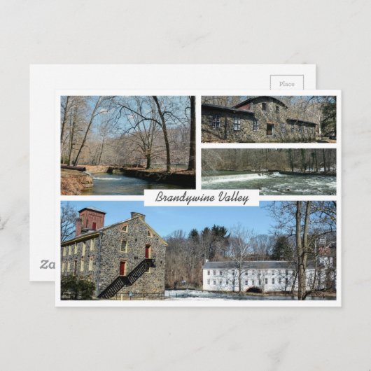 Brandywine Valley Briefkaart (Voorkant / Achterkant)