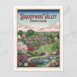 Brandywine Valley Chadds Ford Pennsylvania Briefkaart