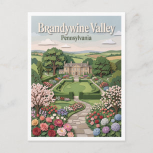 Brandywine Valley Garden Estates Chadds Ford Briefkaart