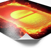 brandzone foto afdruk (Hoek)