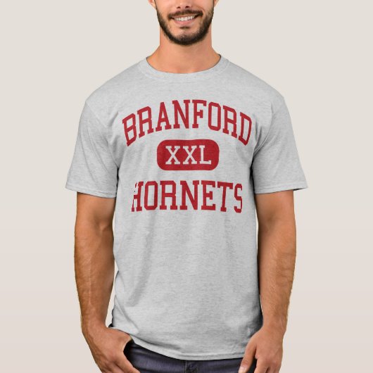 Branford - Hornets - High - Branford Connecticut T-shirt (Voorkant)