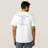 Branford Massage - Aflossing van Aches en Pins T-shirt (Achterkant volledig)