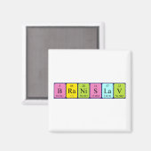 Branislav periodiek tabelnaam magnenet magneet (Voorkant / Achterkant)