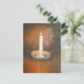 Brankelend wit Briefkaart van de Kandlestick (Staand voorkant)