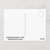 Brankelend wit Briefkaart van de Kandlestick (Achterkant)