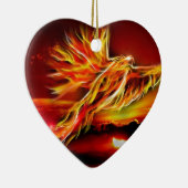 Brankelende Phoenix Garden van Tarot Keramisch Ornament (Rechts)