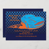 Brankelende rubberuitnodiging kaart (Voorkant / Achterkant)