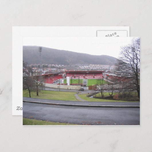 Brann Stadion Briefkaart (Voorkant / Achterkant)
