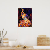 Branning Phoenix Peacock Poster (Keuken)