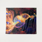 Branning Phoenix Peacock Wandkleed (Voorkant (horizontaal))