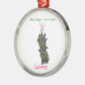 Branning Sage Thunder_Cove Metalen Ornament (Links)