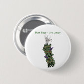 Branning Sage Thunder_Cove Ronde Button 5,7 Cm (Voorkant /achterkant)