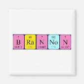 Brannon periodiek table name magnet (Voorkant)